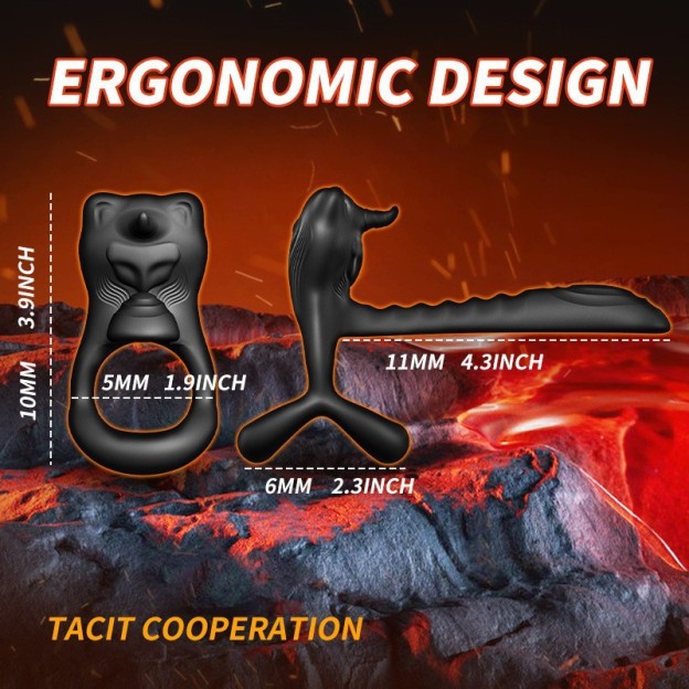 Dual Intense Touch – Couples Vibrating Cock Ring