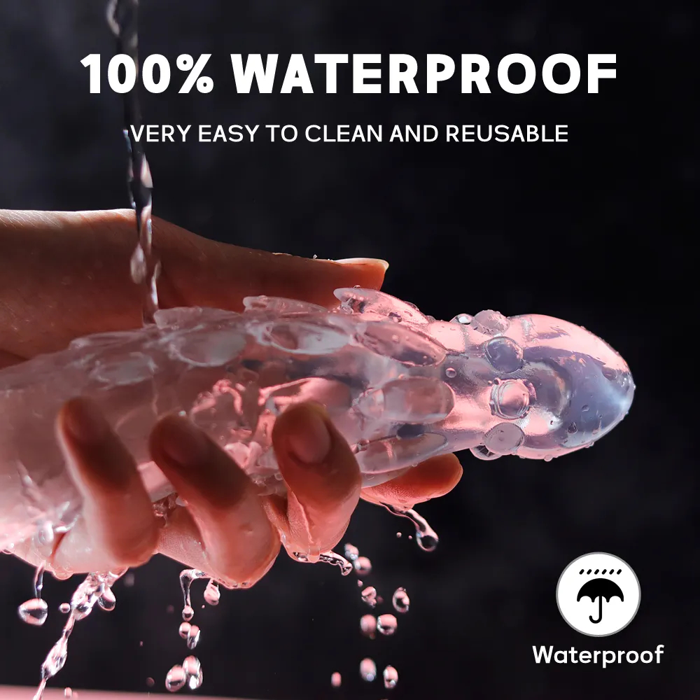 FlexiMax Knotted Vibrating Knotted Penis Sleeve-WeLovePlugs