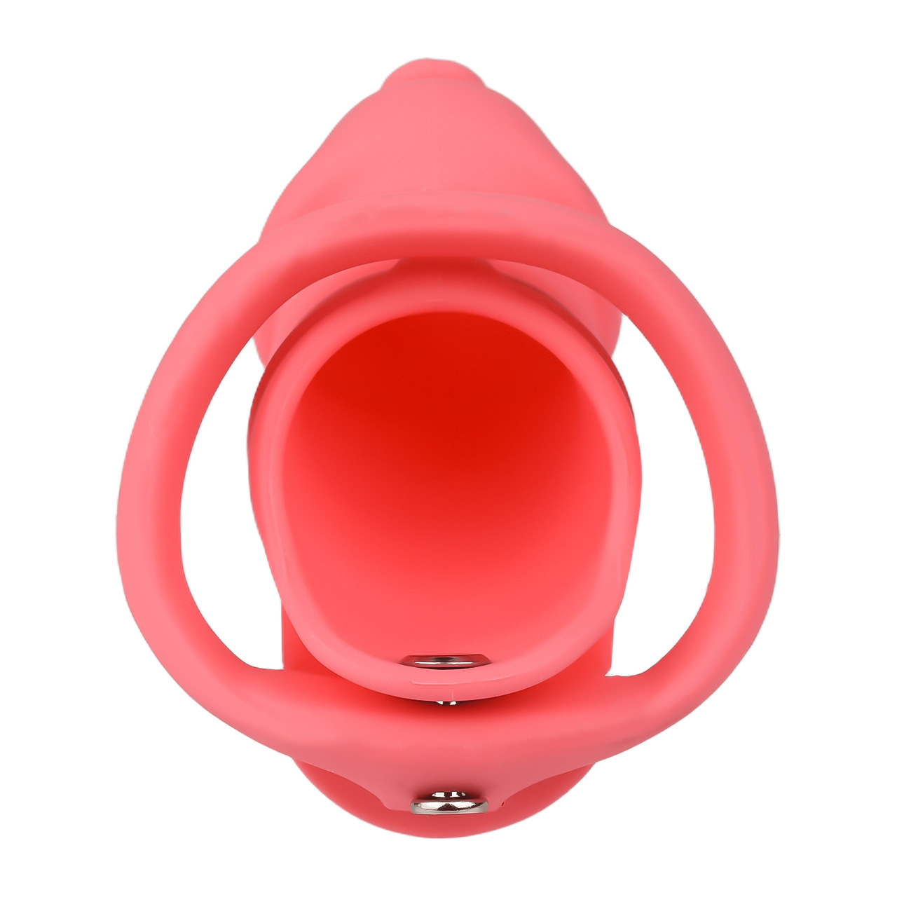 Premium Silicone Chastity Cage with Urethral Tube-WeLovePlugs