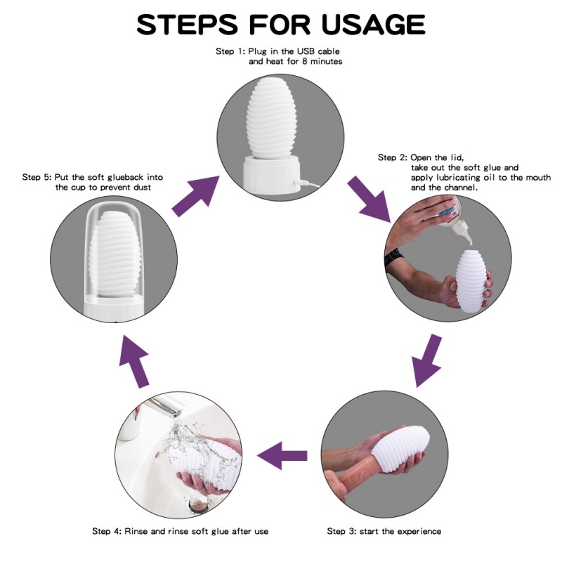 7.48x3.35'' Aircraft Cup Masturbator Penis Exerciser - image 1