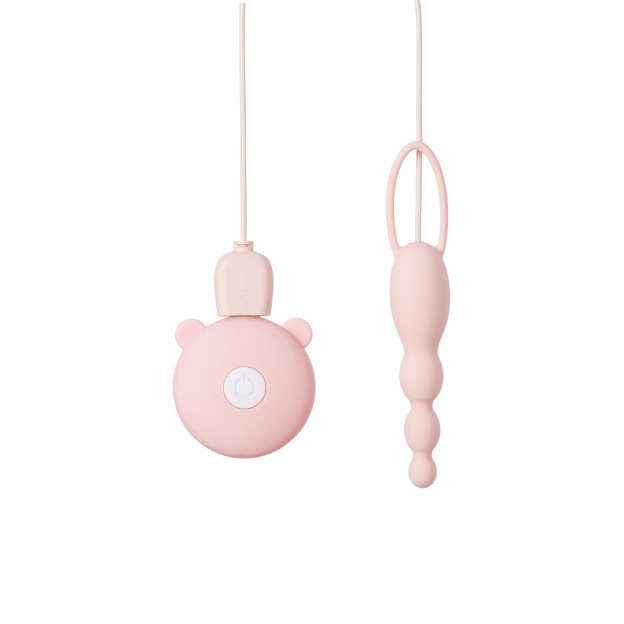 Vibrating Beaded Anal Butt Plug-WeLovePlugs