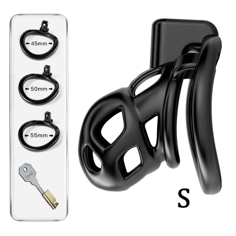 Black Cobra Slave Chastity Cage-WeLovePlugs