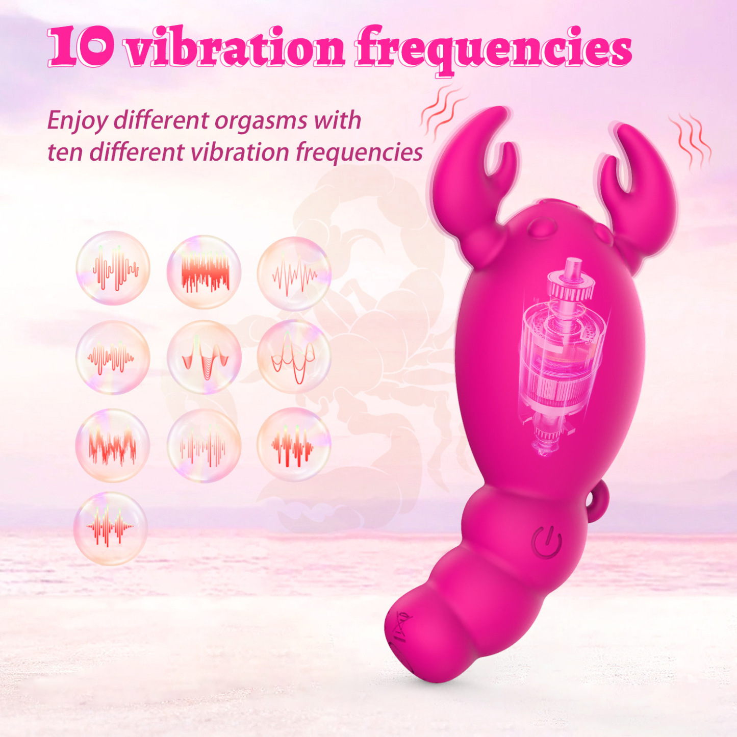 Scorpio Vibrator Intimate Massager-WeLovePlugs