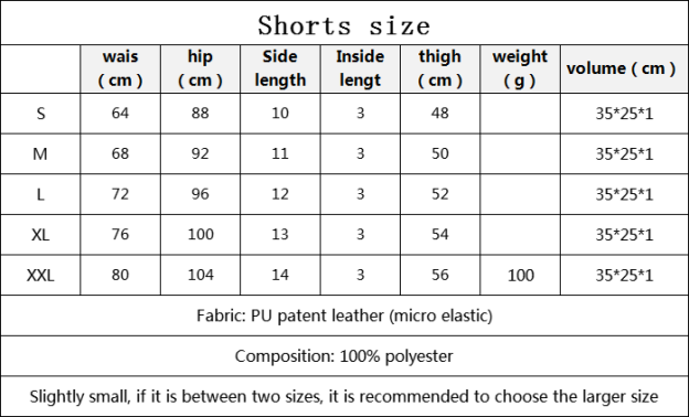 Women's Faux Leather Low Rise Mini Shorts – Sexy Clubwear Bottoms for Party-WeLovePlugs