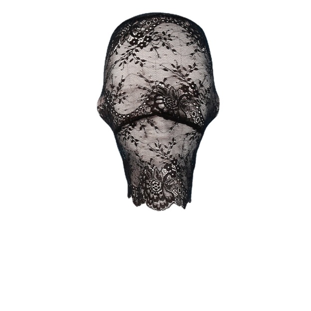 Lace Full Face Masquerade Mask Mesh Headwear-WeLovePlugs