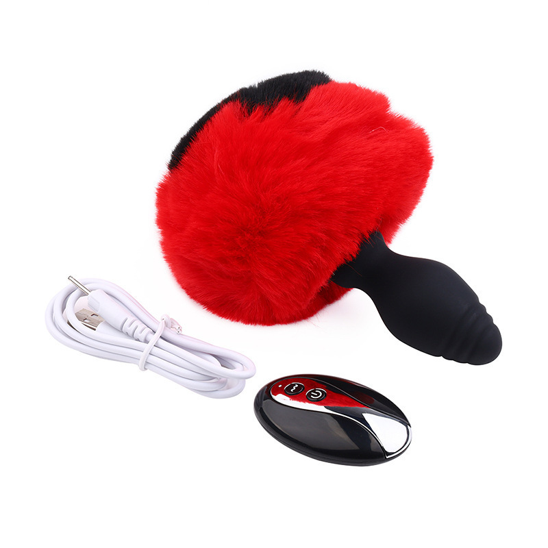 Rabbit Tail Butt Plug Remote Control -WeLovePlugs