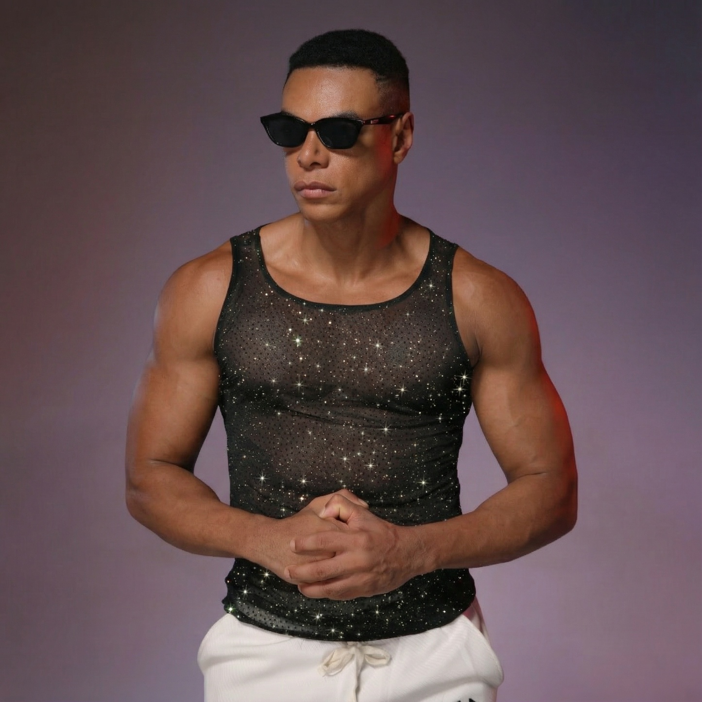 Starluxe Mesh Sparkle Top – Style G - image 17