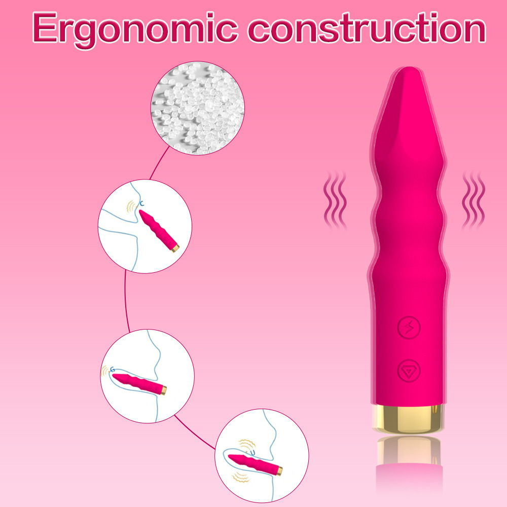 Anal Beads Vibrator – 10-Speed Silicone Massager for Prostate/G-Spot