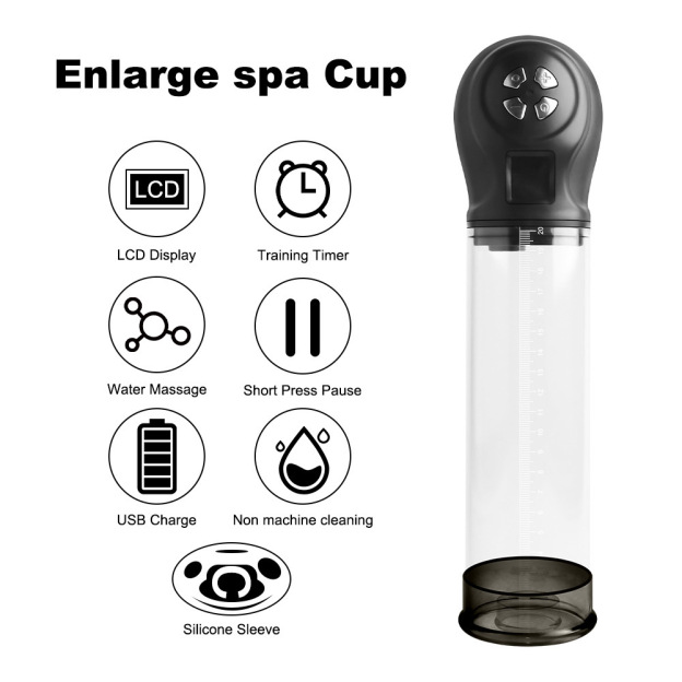 Male Penis Enhancement Pump & Masturbation Cup - Vacuum Erection System-WeLovePlugs