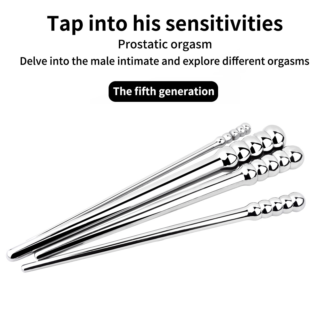 Stainless Steel Urethral Sound with Scale -WeLovePlugs