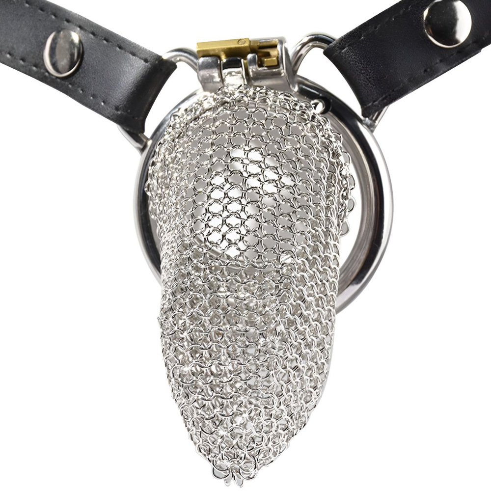Chain Mail Plating Chastity Cage -WeLovePlugs