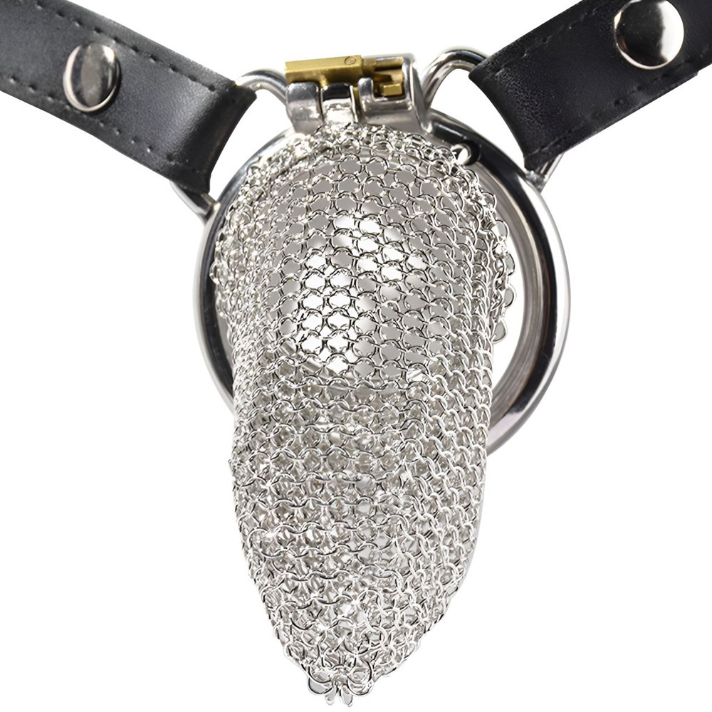 Chain Mail Plating Chastity Cage -WeLovePlugs