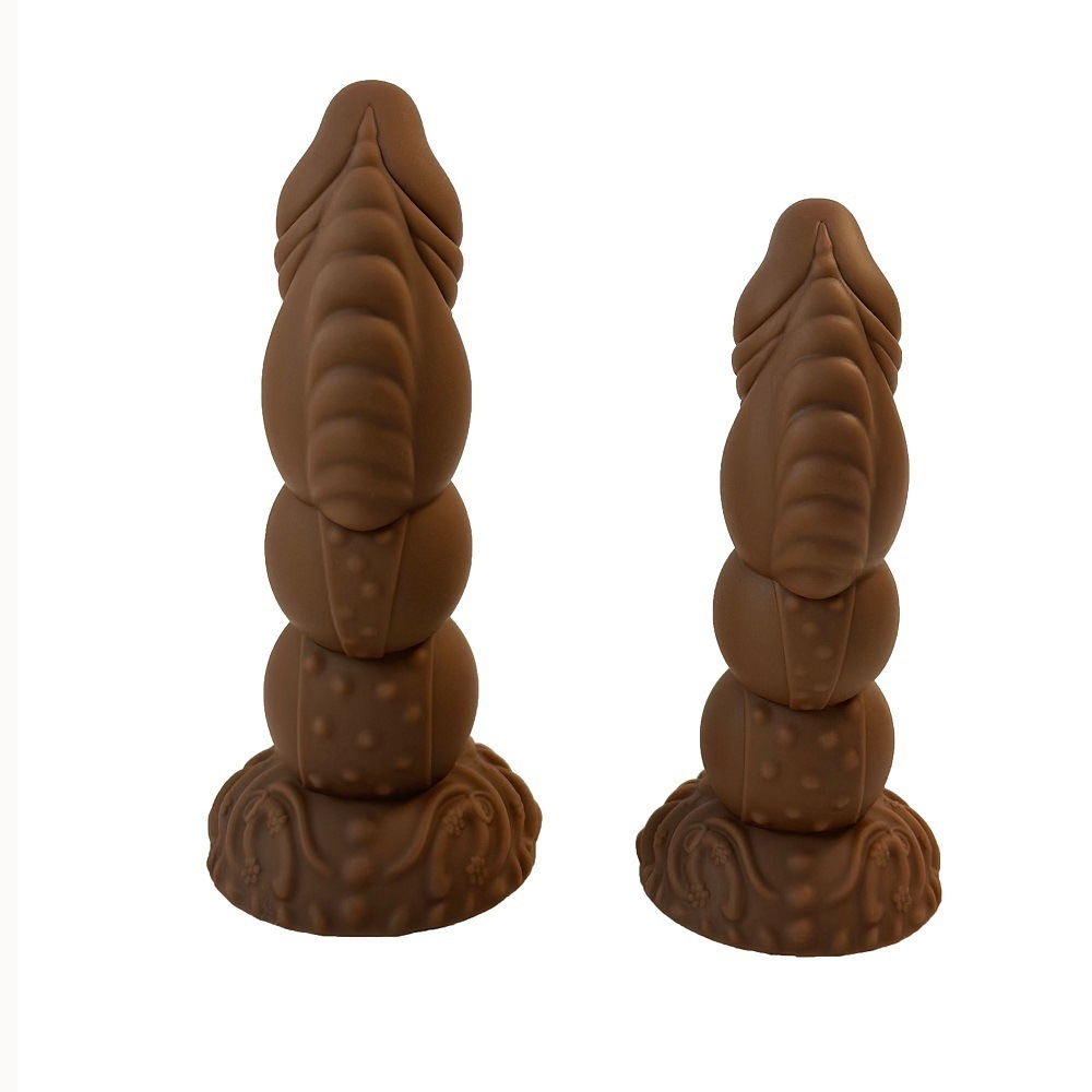 Brown Tentacle Fantasy Anal Plug Dildo