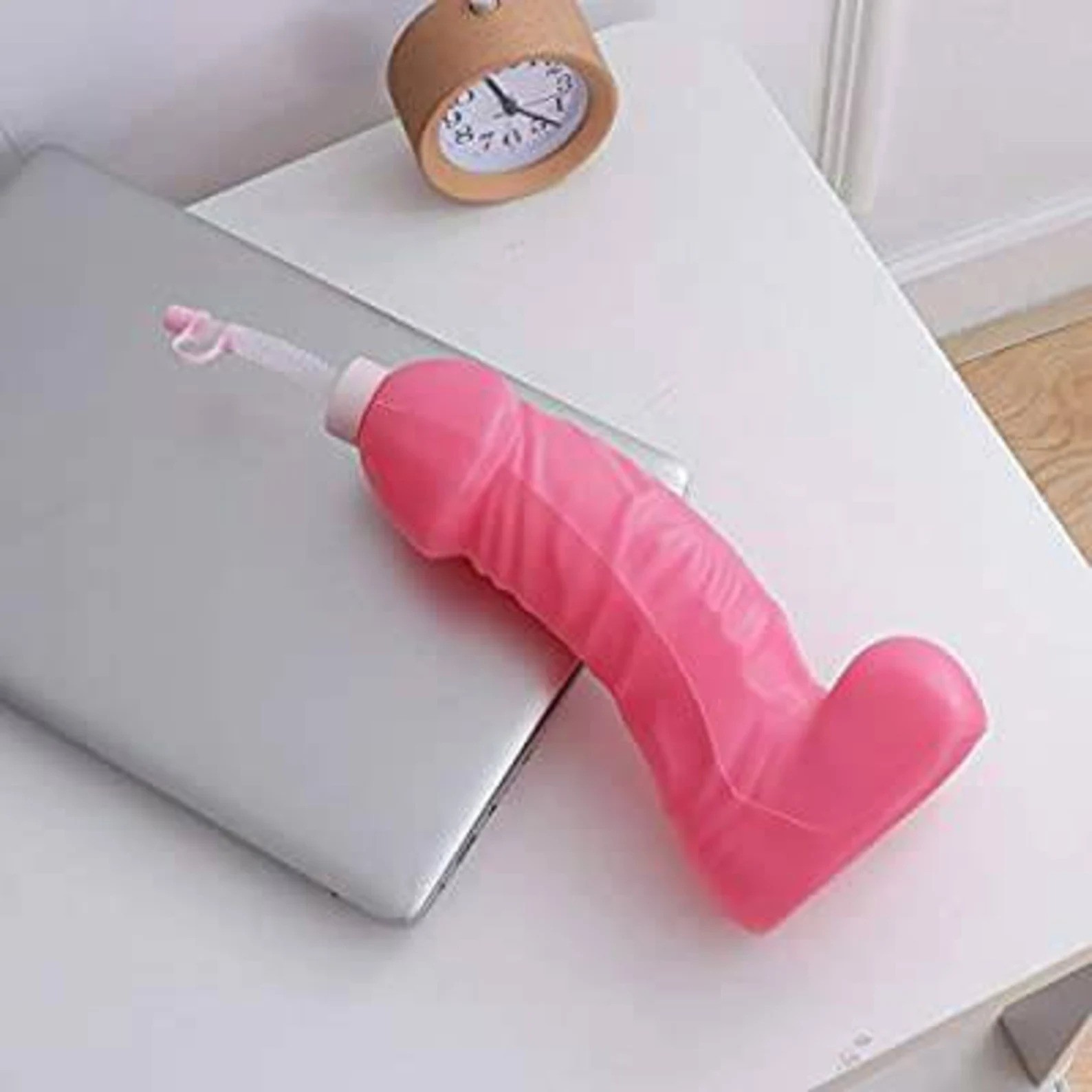 Pink Dicky Big Cock Water Bottle