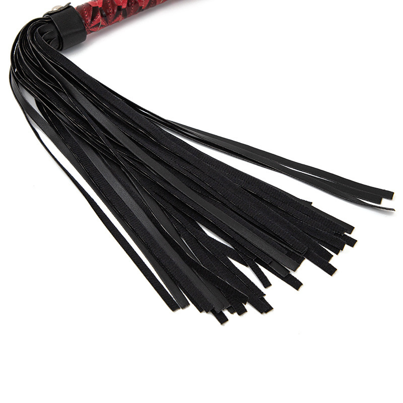 High-quality Leather Whip With Braided Handle - image 6