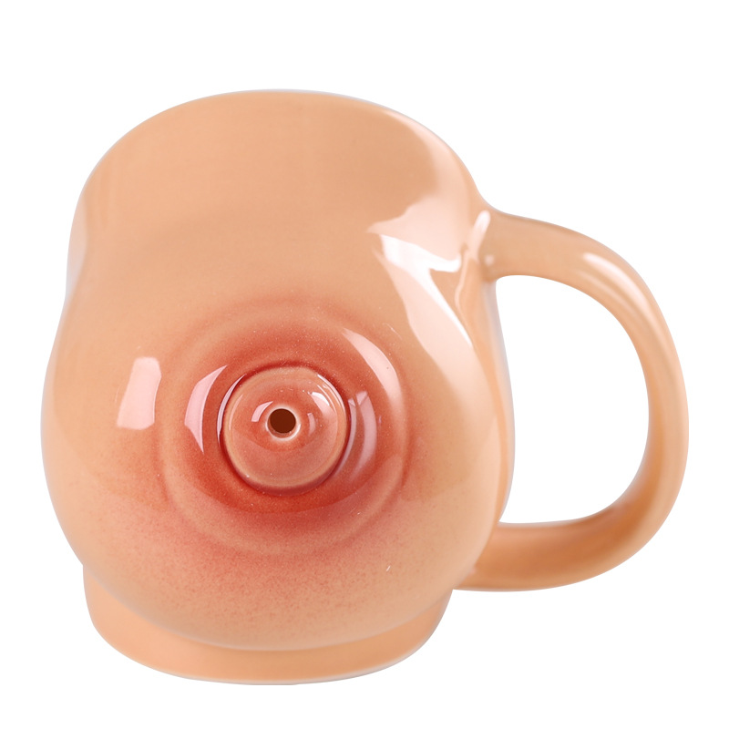 Naughty Vintage Breast Shape Nipple Mug-WeLovePlugs