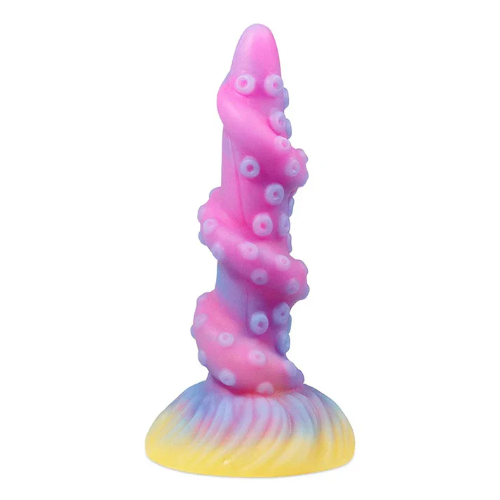8.26'' Fantasy Tentacle Dildo with Multi-Texture Design & Glow-in-the-Dark Effect - image 1
