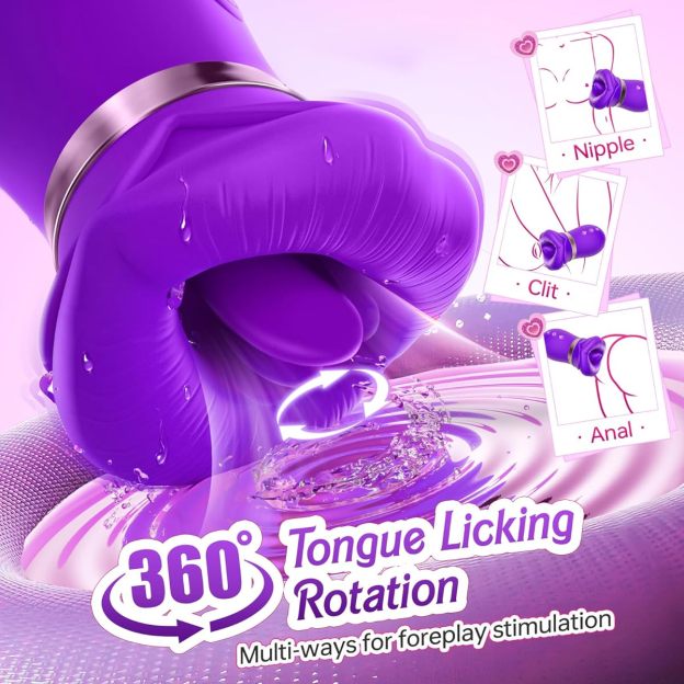 Exquisite Rose Kissing Vibrator-WeLovePlugs
