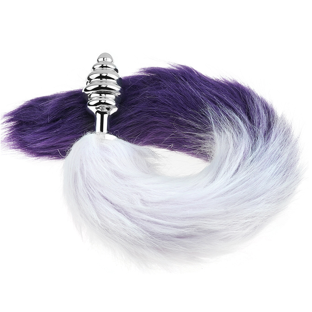 Smooth Long Fox Tail Flirting butt plug - image 2