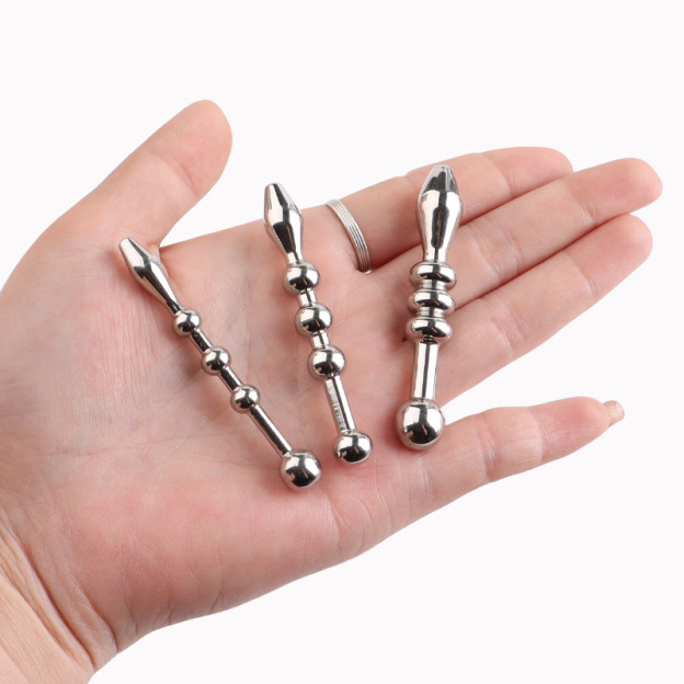 Beaded Urethral Sound Penis Plug -WeLovePlugs