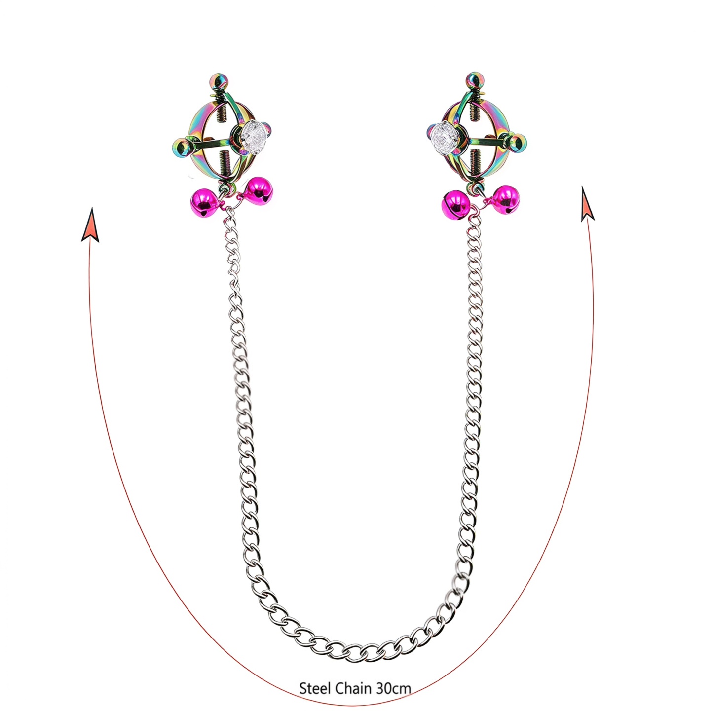 Metal Nipple Clamps With Jewerly - image 9