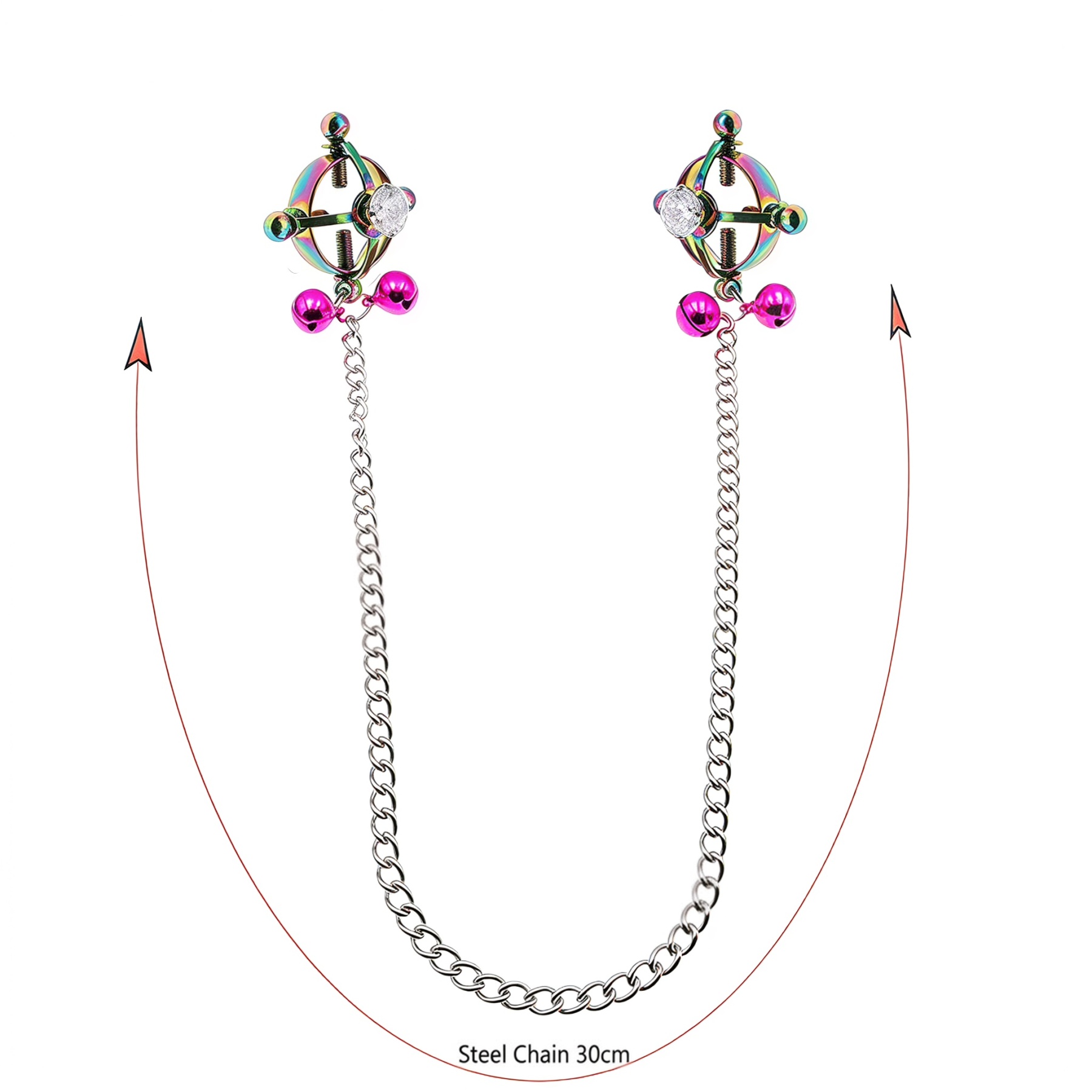 Metal Nipple Clamps With Jewerly - image 9