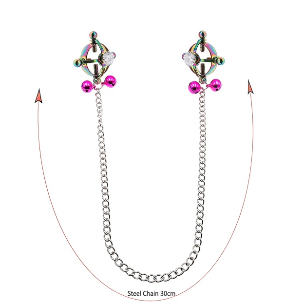 Metal Nipple Clamps With Jewerly - image 9