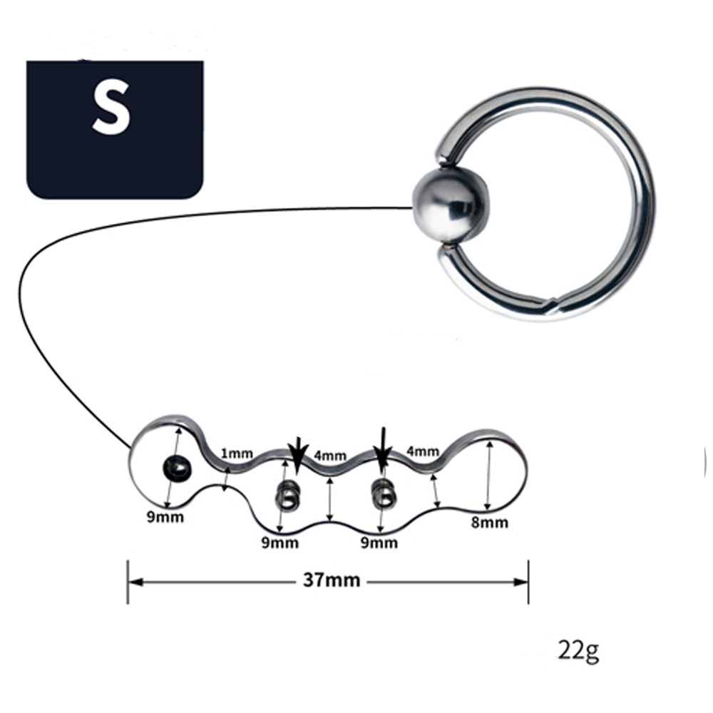 Stainless Steel Prostate Massager with Pulling String -WeLovePlugs