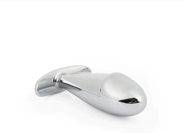 Stainless Steel Realistic Cock Head Anal Butt Plug Anal Trainer