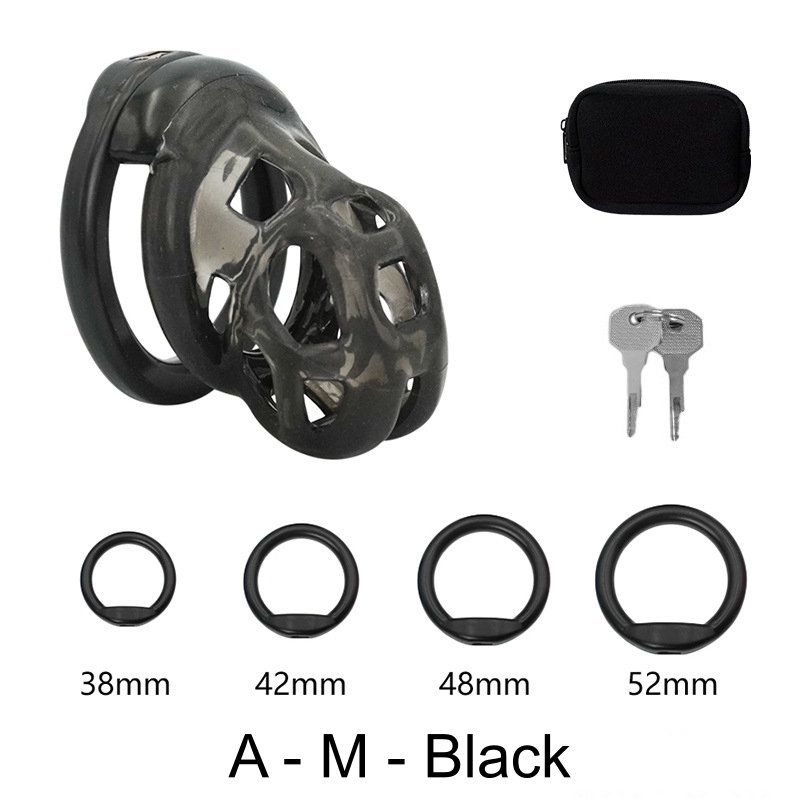 High Quallity 3D Print Breathable TPE Chastity Cage-WeLovePlugs