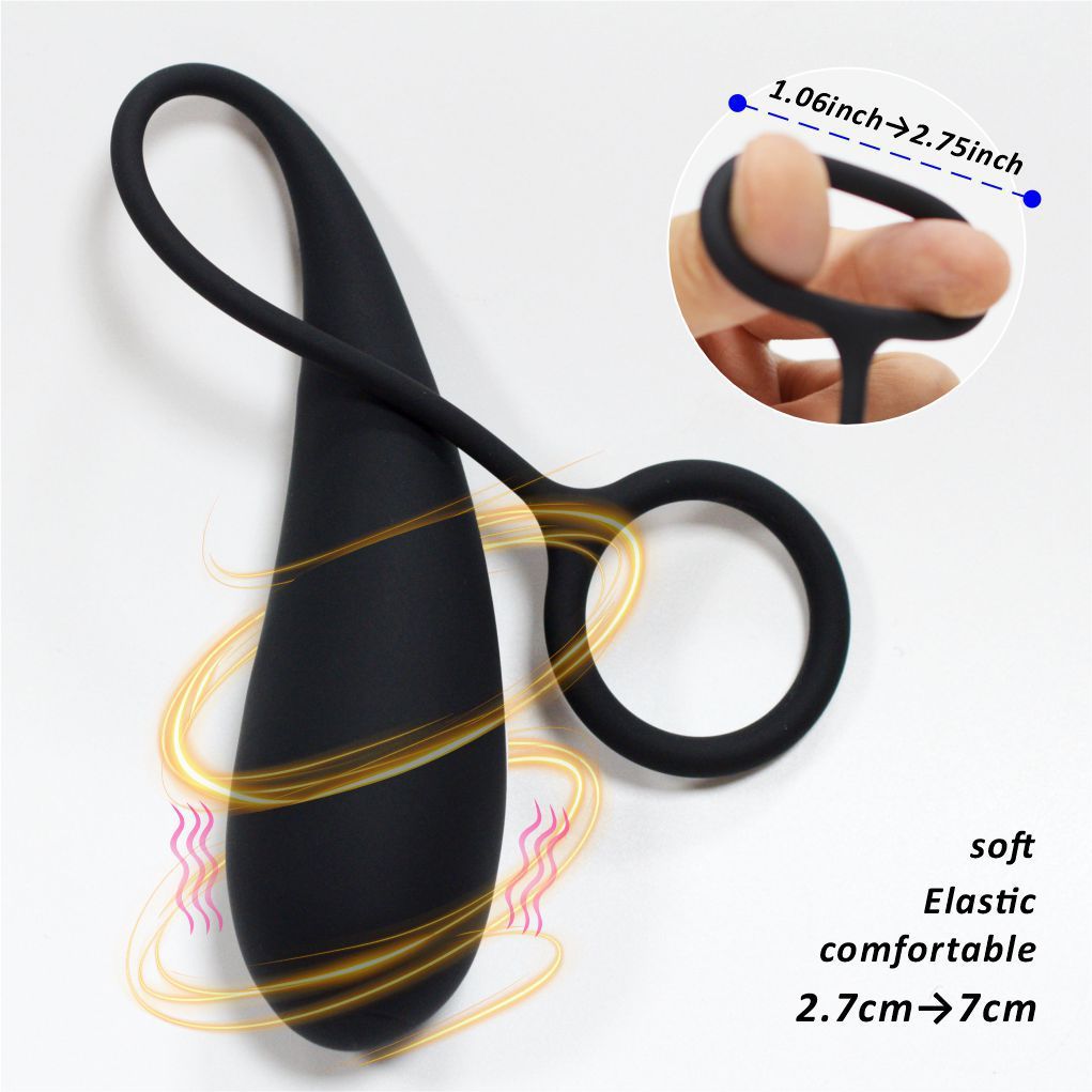 App Control Dual-Color Cock Ring with Vibrating Egg