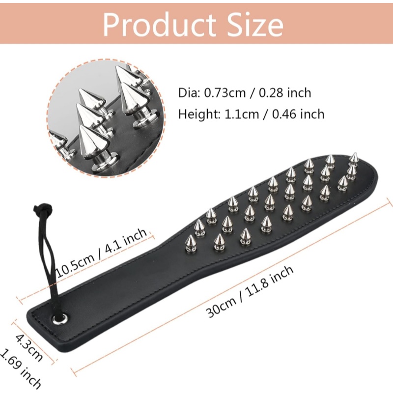 Dual Edge Studded Sensation Paddle - image 2