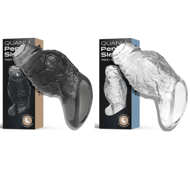 Punch-Style Studded Open-Head Penis Sleeve - image 6