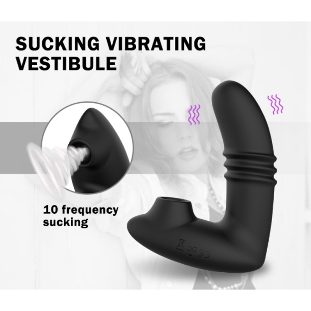 ClimaxSculpt - 10-Speed Sucking & Vibrating Stimulator for Women-WeLovePlugs