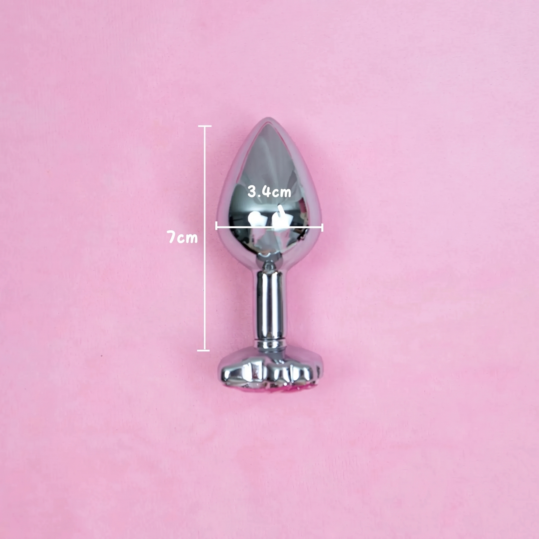 Hello Kitty Inspired Stainless Steel Anal Plug - D - image 4