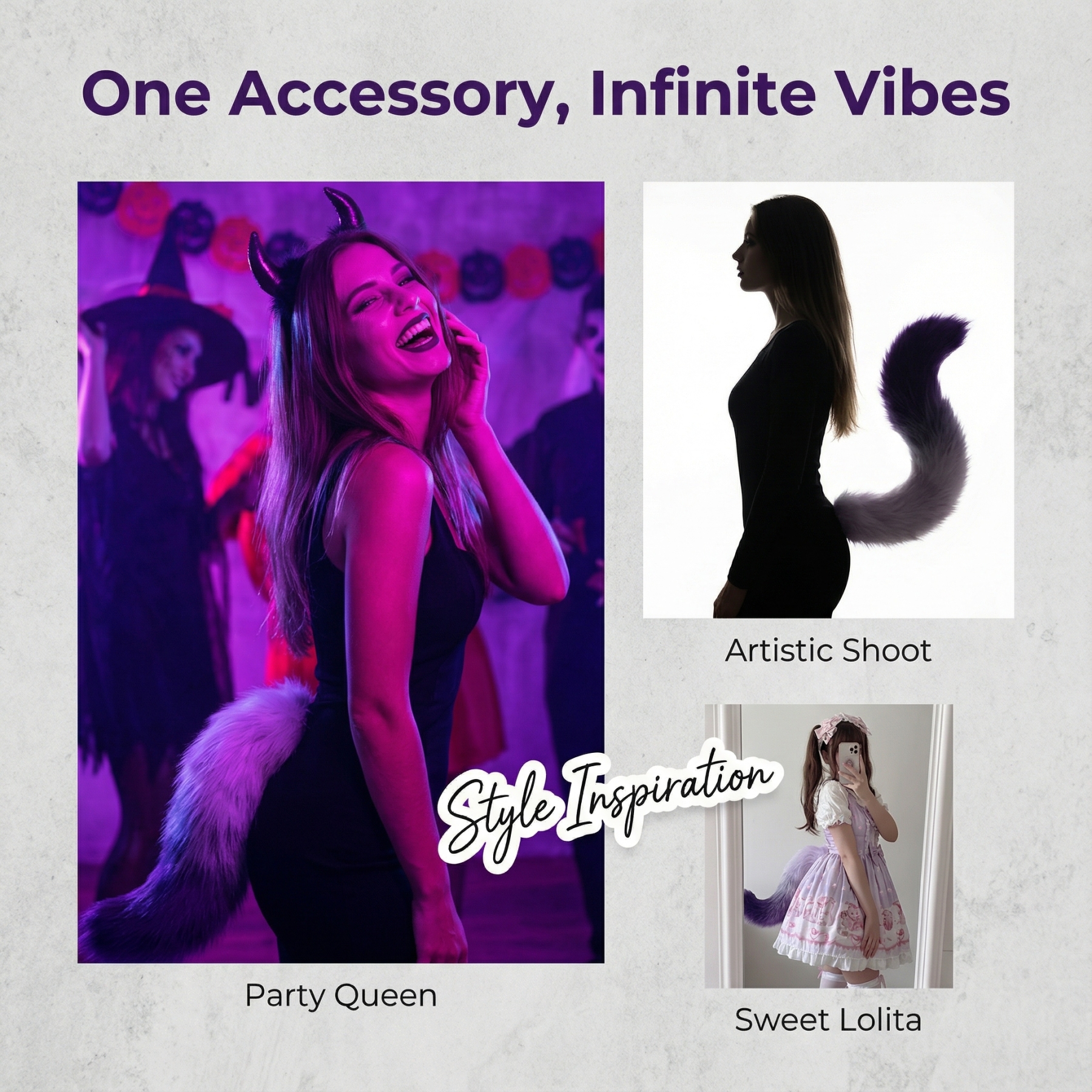 Smooth Long Fox Tail Flirting butt plug - image 8