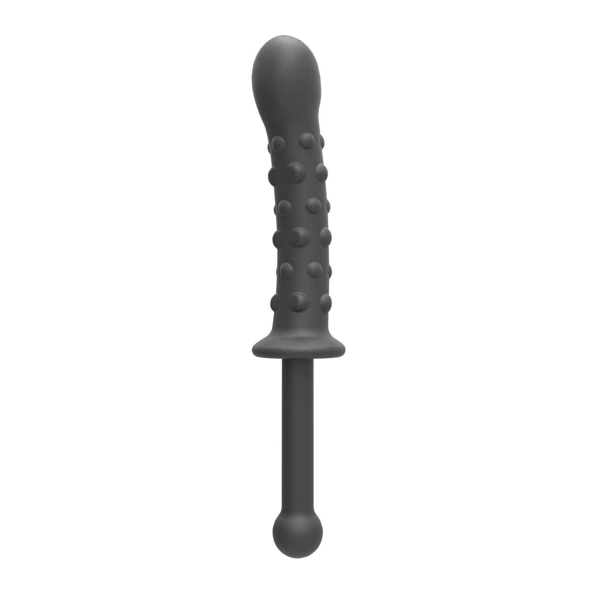 Textured Silicone Black Beaded Big Dildo– Perfect for Anal & Vaginal Stimulation