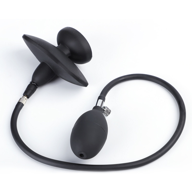 Breathe Control Ball Gag Inflatable Butt Plug