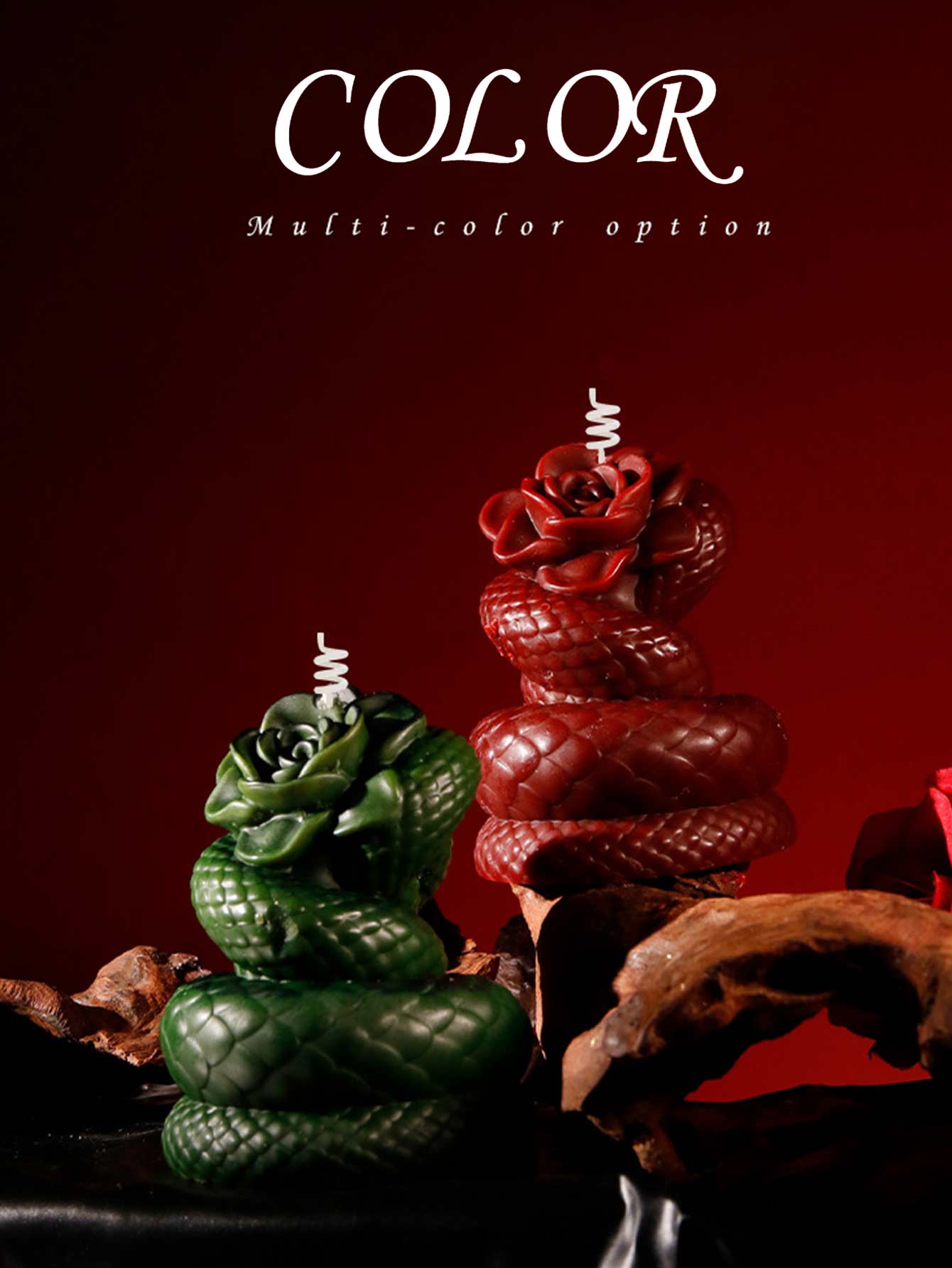 Serpent Rose Low-Temperature Candle