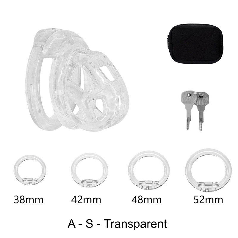 High Quallity 3D Print Breathable TPE Chastity Cage-WeLovePlugs