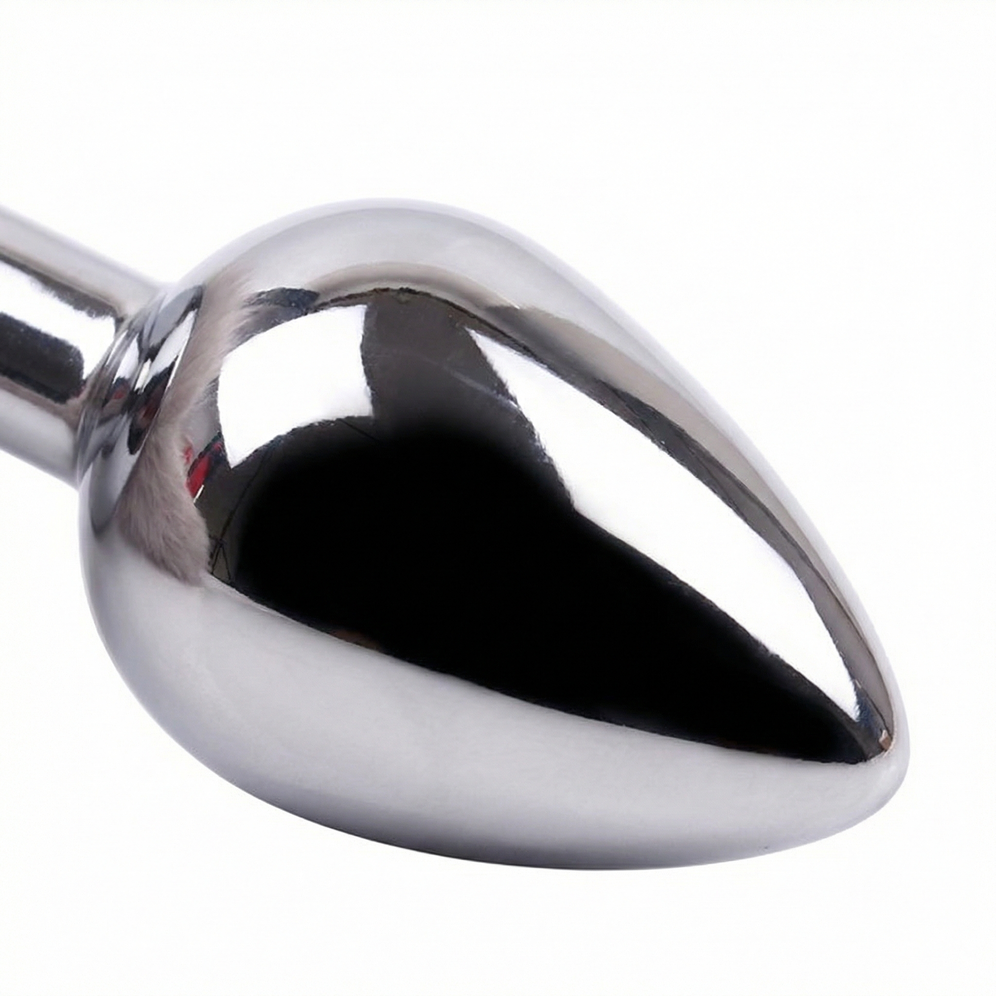 Gray Fox Tail Butt Plug • 18.1 Inch Tail - image 4