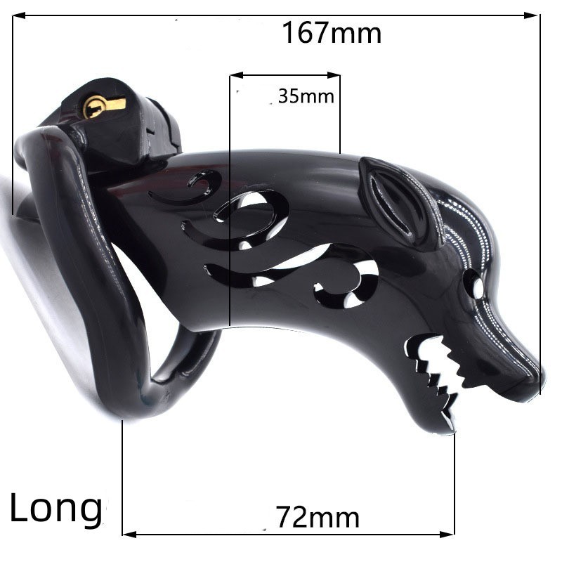 Dog Head Chastity Cage -WeLovePlugs