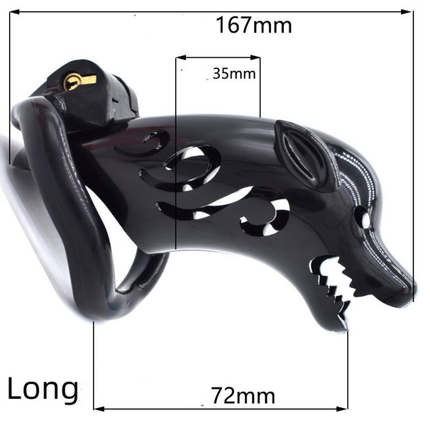 Dog Head Chastity Cage -WeLovePlugs