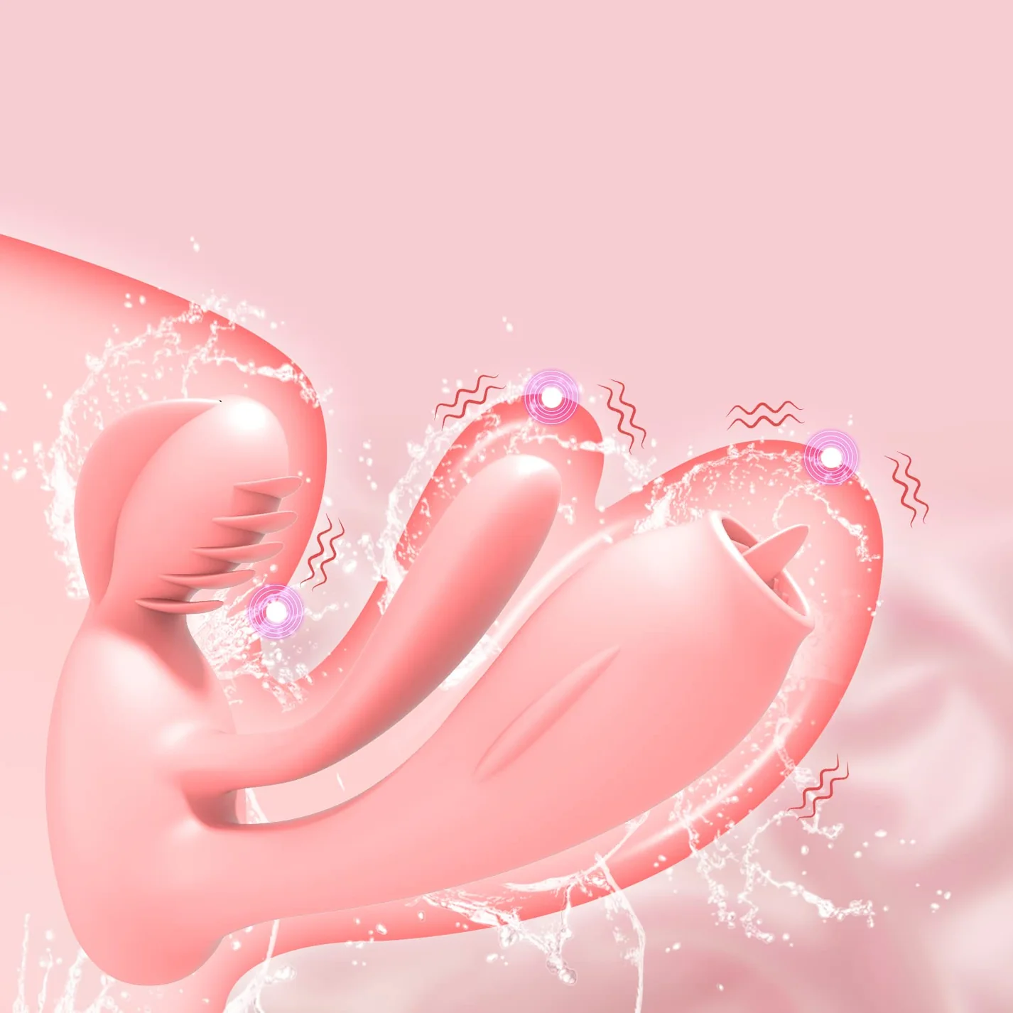 3-Motor Smart Rabbit Vibrator with App Control - image 5