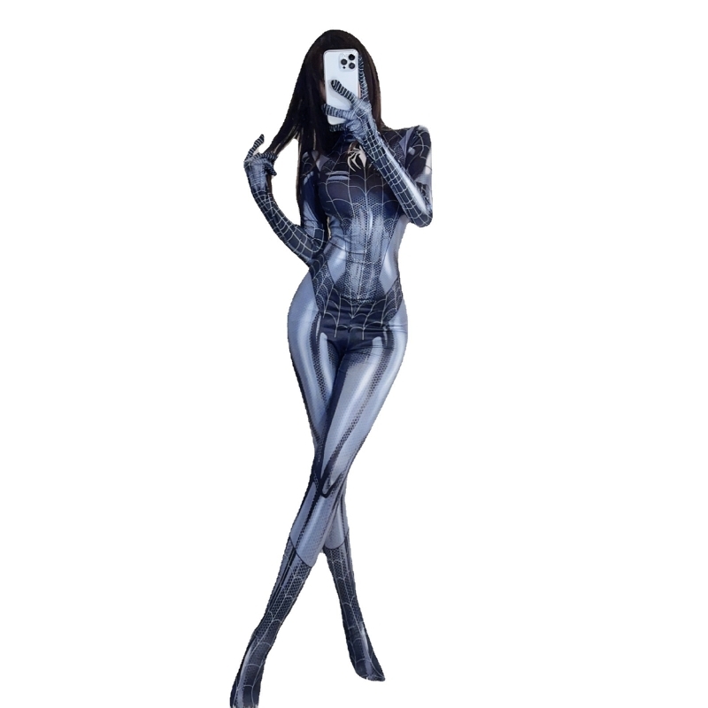 Spider Seduction Bodysuit BDSM Latex Lingerie