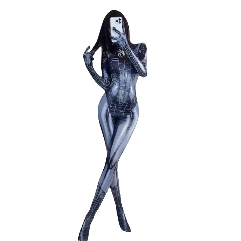 Spider Seduction Bodysuit BDSM Latex Lingerie