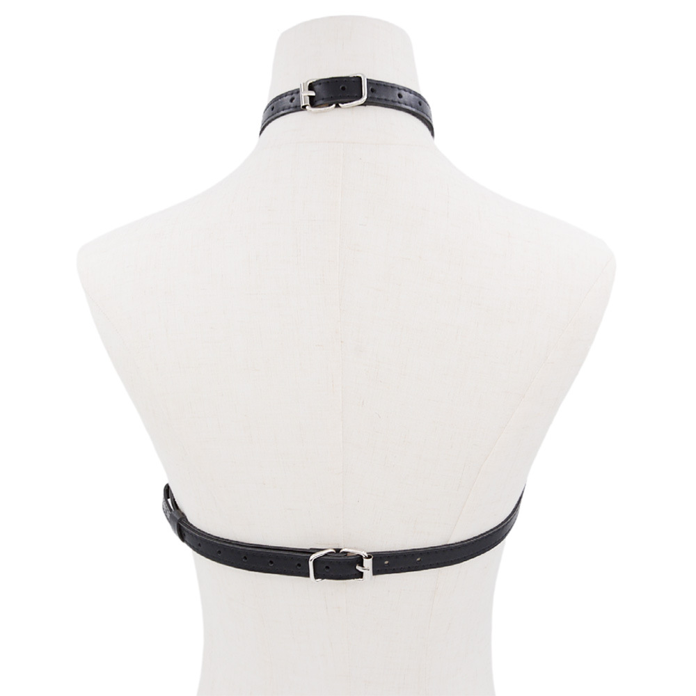 Sexy BDSM Halter Harness Cage Bra Lingerie-WeLovePlugs