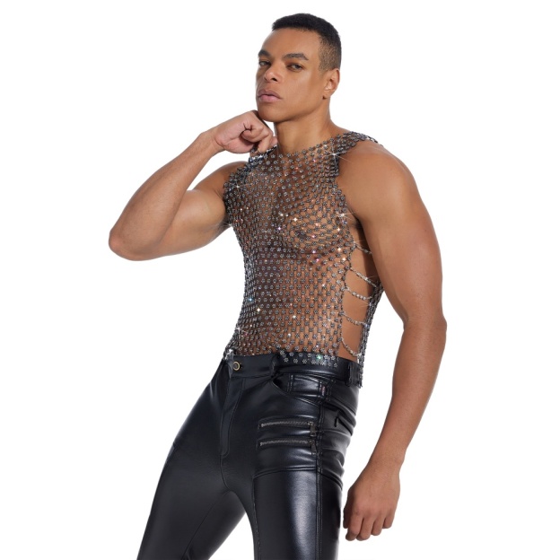 Starluxe Mesh Sparkle Top – Style E - image 5