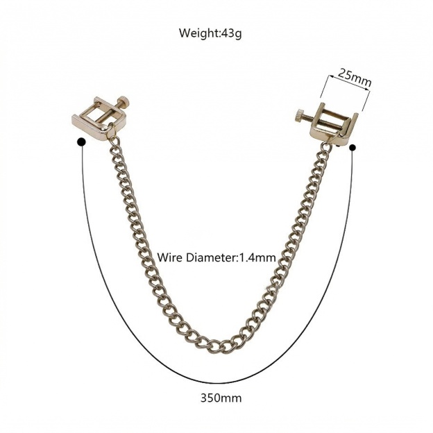 Press Style Nipple Clamps - Silver - image 5