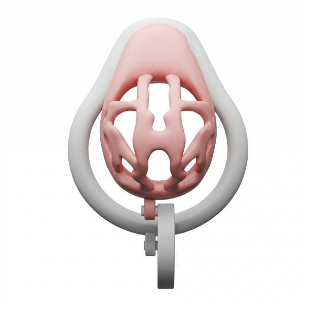 Pearl Drop Chastity Cage - Pink - image 5
